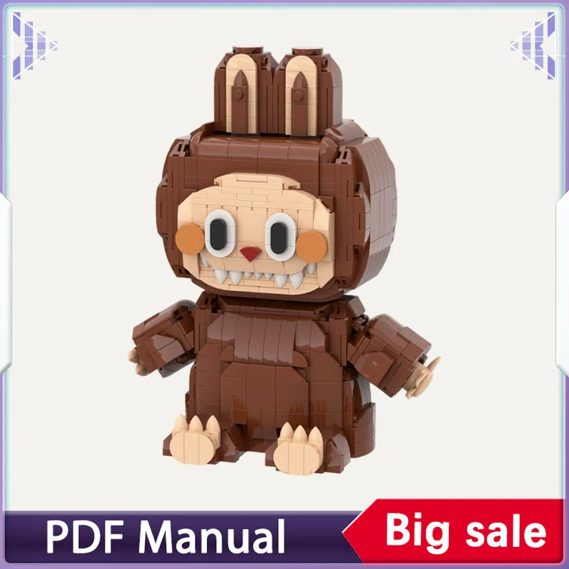 مجموعة مكعبات بناء الدمية القابلة للجمع، تماثيل لطيفة لتزيين الطوب للبالغين، هدية عيد الميلاد