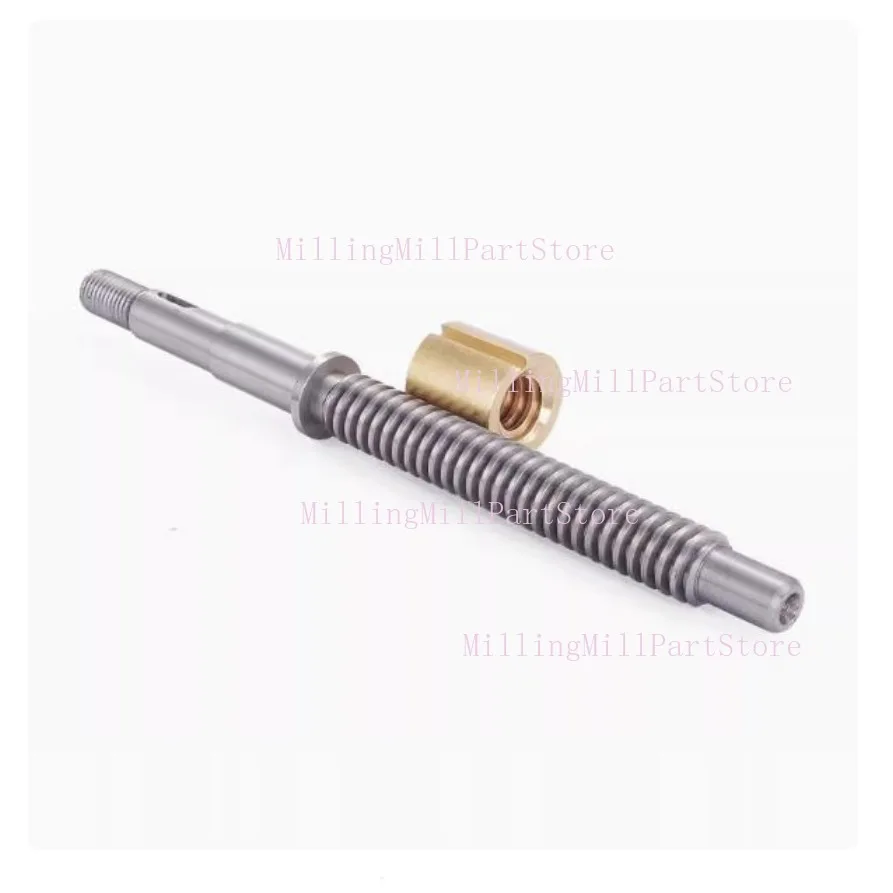 1 مجموعة مخرطة CNC جزء Tailstock الرصاص المسمار + الجوز C6132 / C6140A1 الطول الإجمالي 260 مللي متر T22 * 5 مللي متر