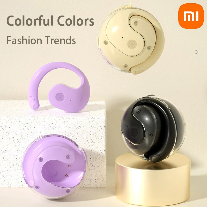 XIAOMI-auriculares inalámbricos BY01 con Bluetooth 5,4, dispositivo de audio con sonido HiFi, gancho para la oreja, para deporte, música, IPX5,