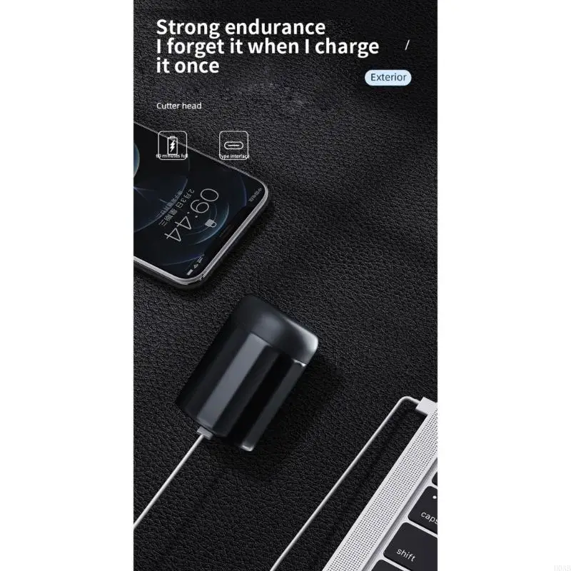 D0AB Rechargeable Mini Beard Trimmer Men Electric สำหรับ Professional Beard Trimme