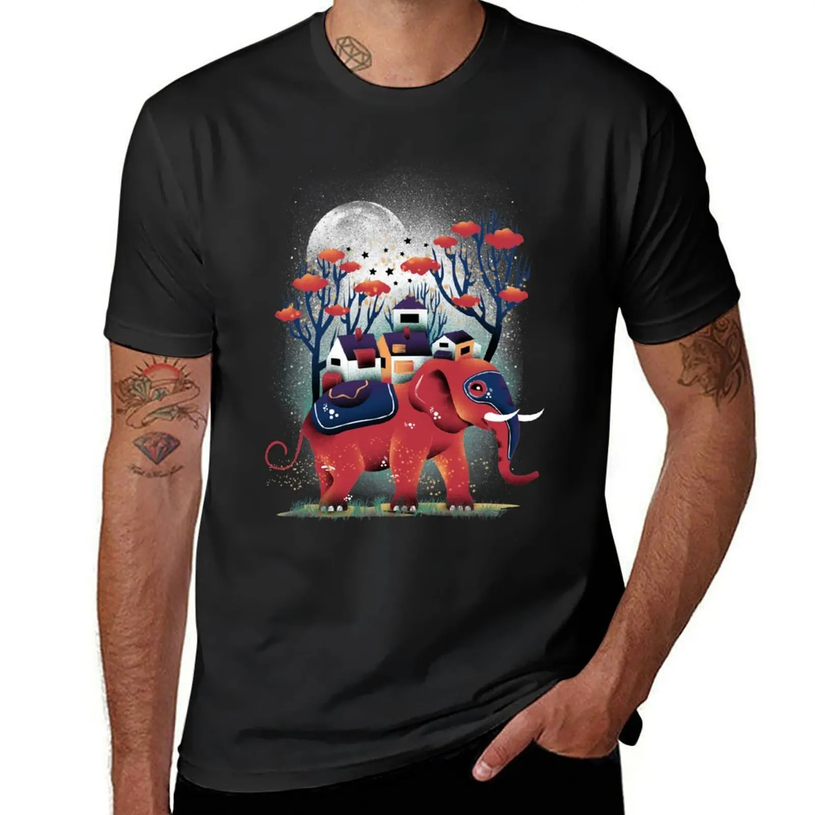 

A Colorful Ride T-Shirt animal prinfor boys graphic t shirts oversized t shirt mens vintage t shirts