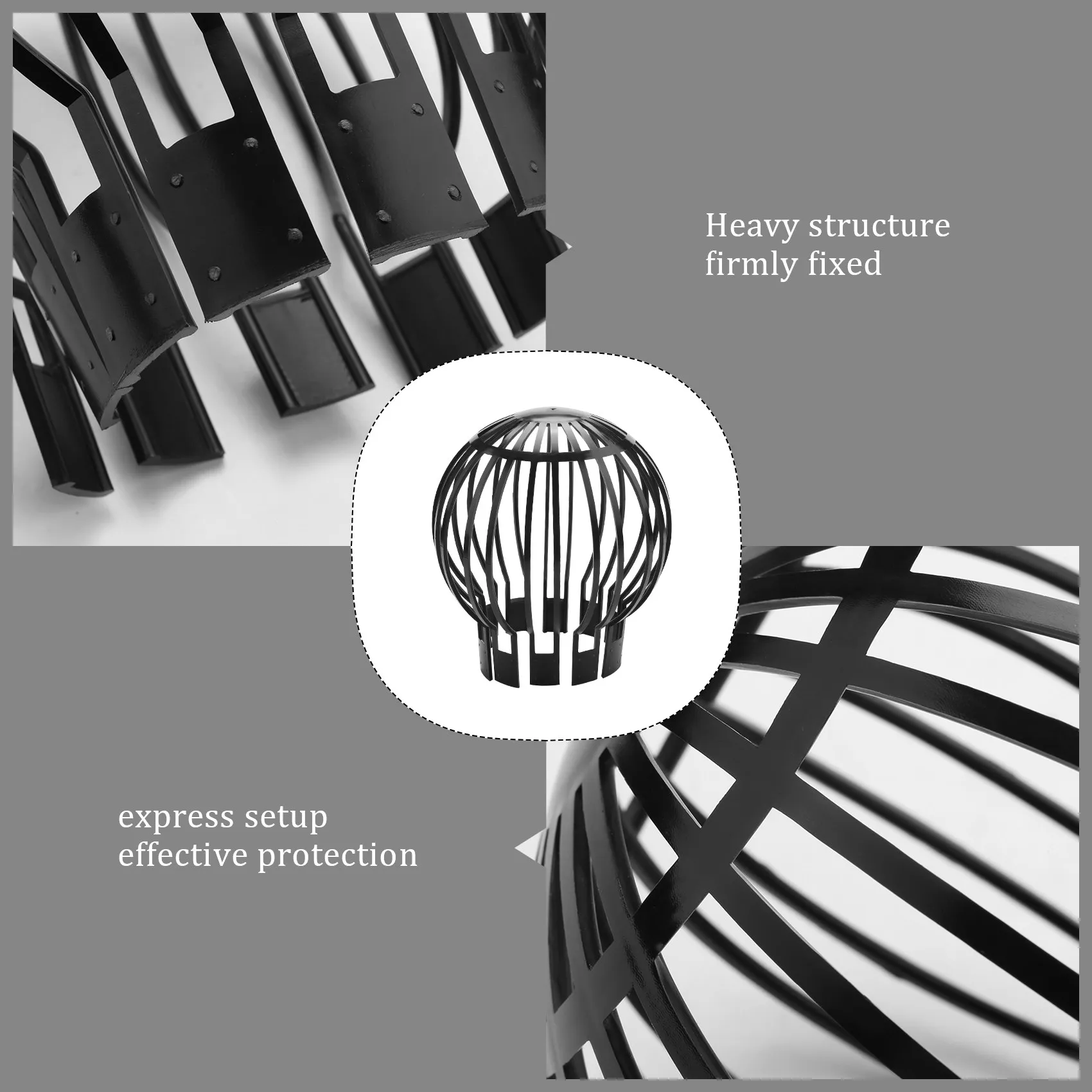 

ABHB-4PCS Защита желоба Водосточные трубы Фильтр-фильтр предотвращает засорение труб листьями, ветками, мхом на крыше