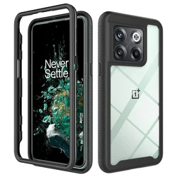 Hybrid Rugged Armor Shockproof Case For OnePlus 10T 1+Nord N200 N20 5G TPU Frame Hard Plastic Transparent Acrylic Back Cover