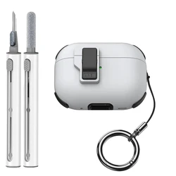 Cover for Airpods Pro 2 With cleaning pen Air Pods 4 Case Generation Max Airpod 1 3 Bluetooth Earphone protective Case With lock