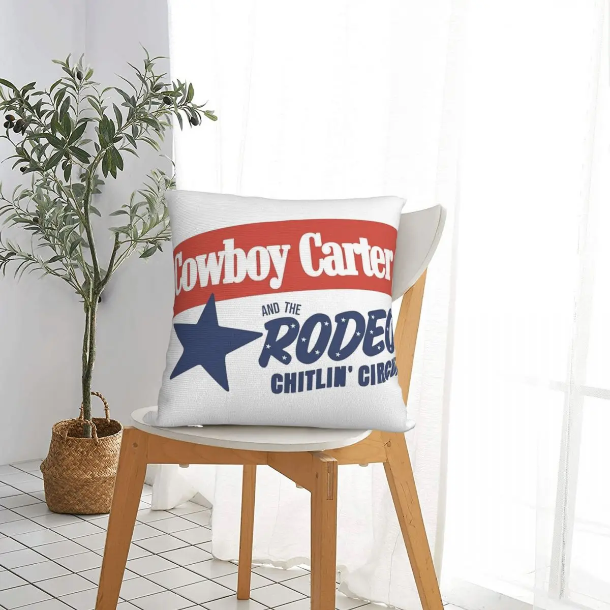 Beyonce Cowboy Carter Logo Pillowcases Home Cushion Case Cool Pillow Cover 45*45