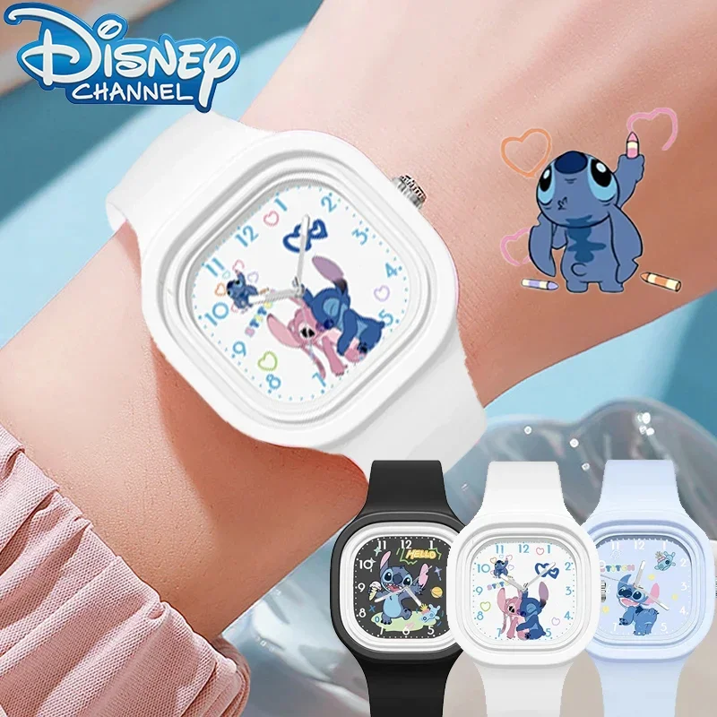 

New Kawaii Stitch Disney Watch Anime Lilo& Stitch Children's Sports Silicone Watches for Boys and Girls Toy Christmas Gifts