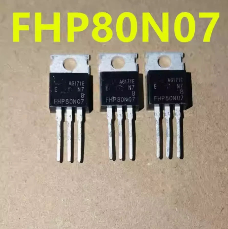 10pcs/1lot: NEW FHP80N07 TO-220 inverter electric vehicle controller converter MOS transistor field-effect transistor