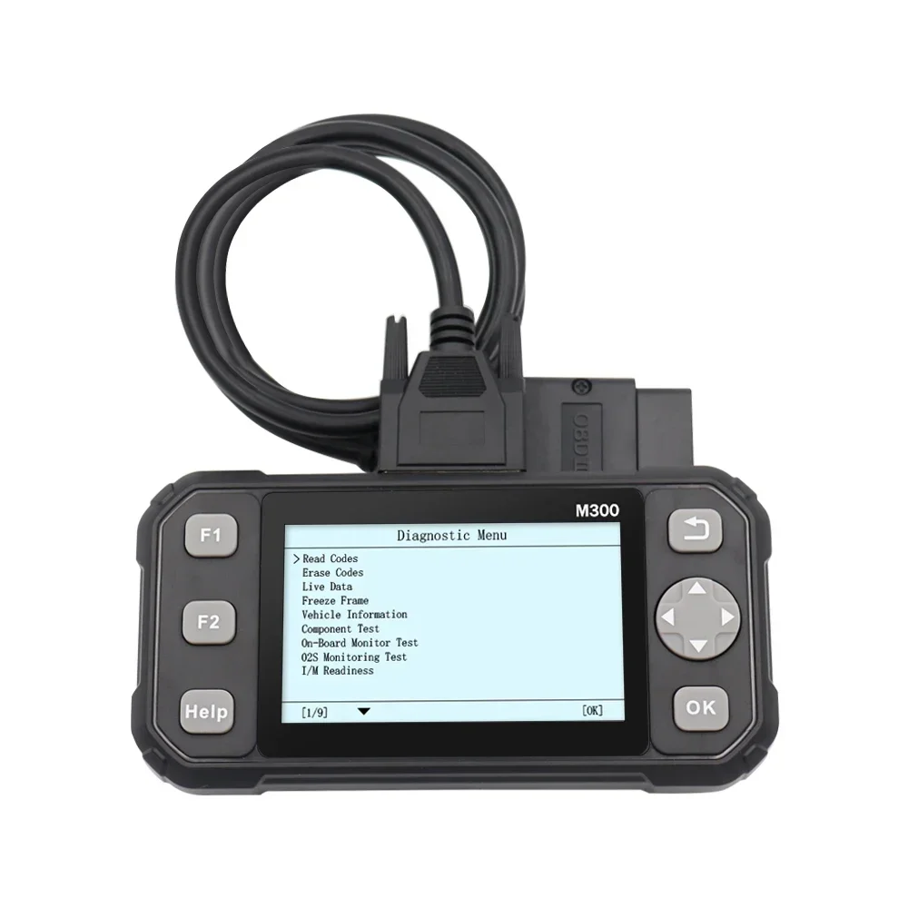 

Multi-languages M300 Automotive Diagnostic Scanner Vehicle Scan Tool Car Code Scanner OBD II Tester Fault Diagnosis Instrument