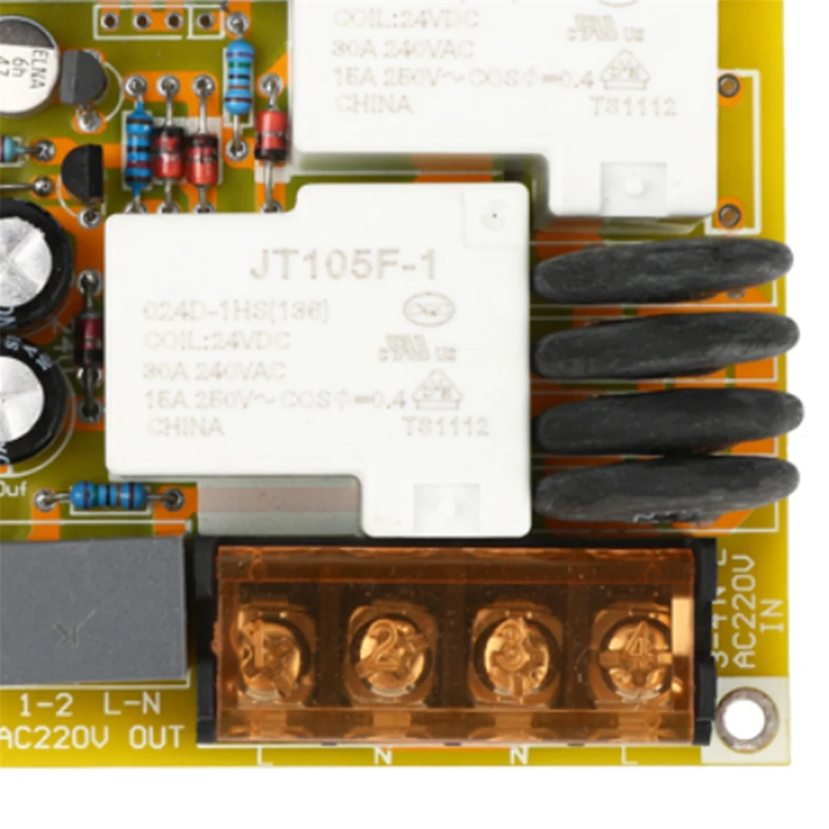 A20M 30A Power Amplifier Soft Start Power Supply Board Class A Time-Delay Soft Start Board DC Control Without Interference