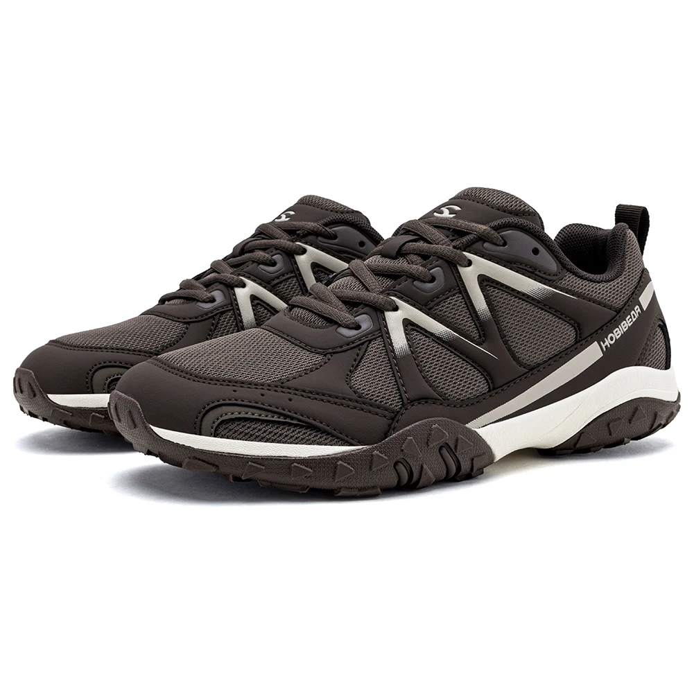 HOBIBEAR Unisex-Wanderschuhe mit breiter Passform, Reise-Trail-Laufschuhe, klassische rutschfeste Outdoor-Wanderschuhe für Damen und Herren – Detail 3