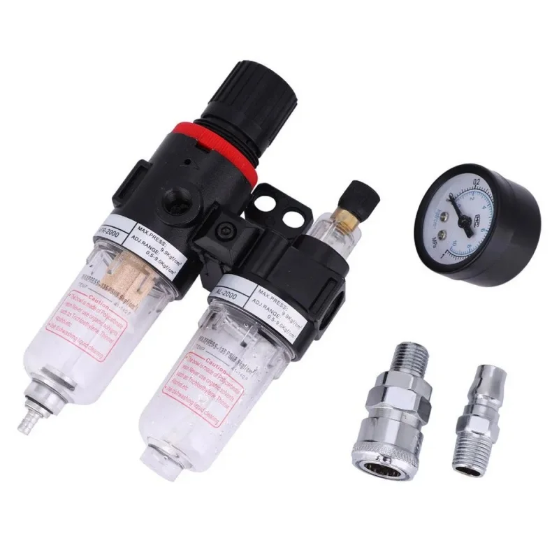 AFC2000 G1/4 air compressor oil and water separator air filter is used to reduce the pressure valve AFR2000 + AL2000
