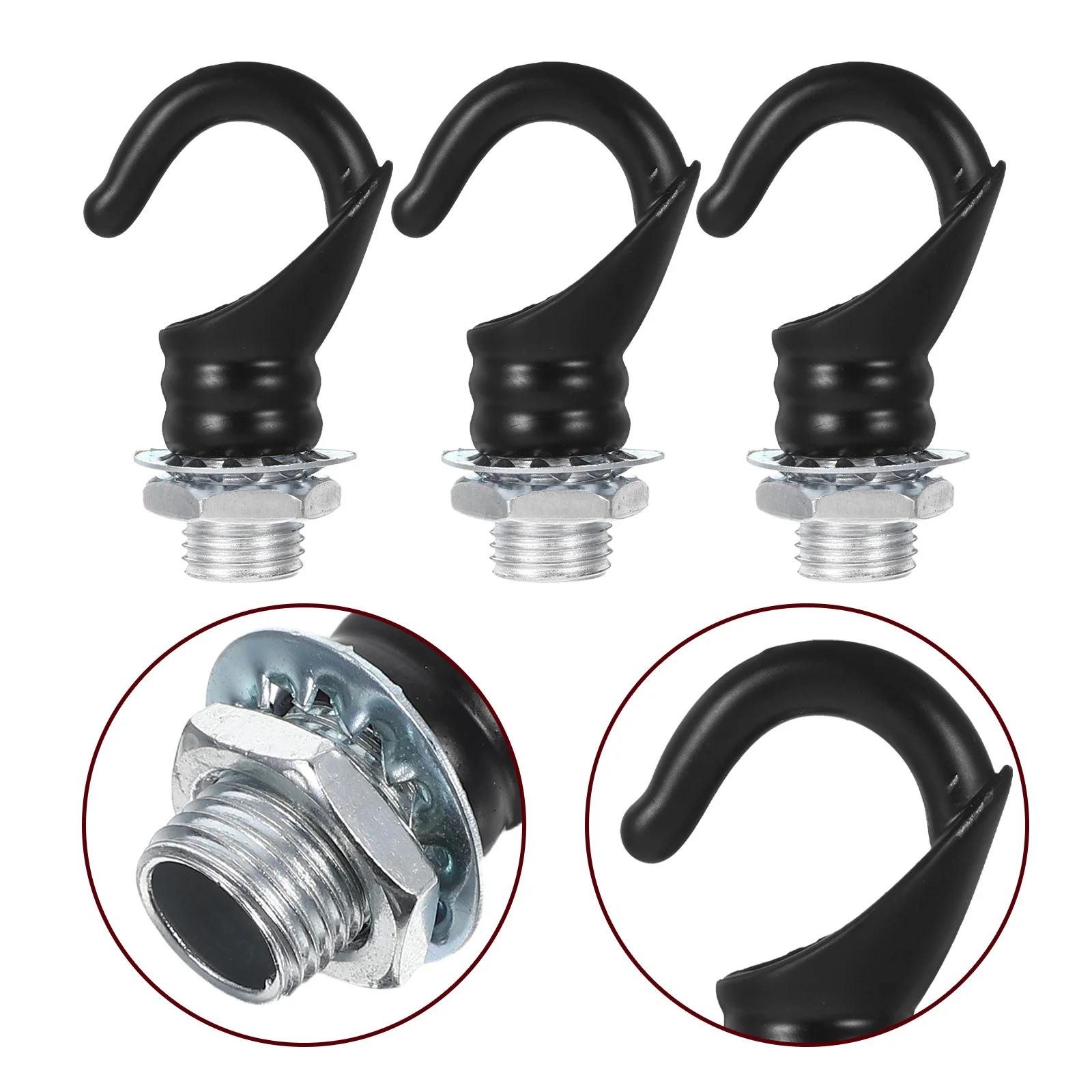 

10pcs Heavy Duty Chandelier Hook Nuts: Pendant Lamp Support Rings With Bull For Ceiling Light Fixtures In Dining