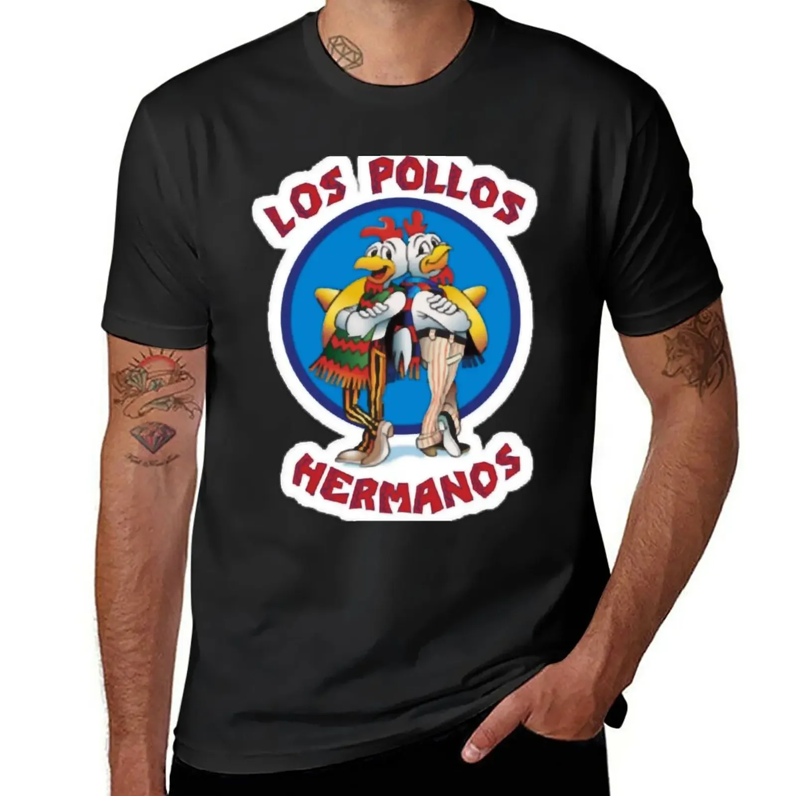 

Los Pollos Hermanos (13) T-Shirt anime clothes plus size tops black t shirts for men