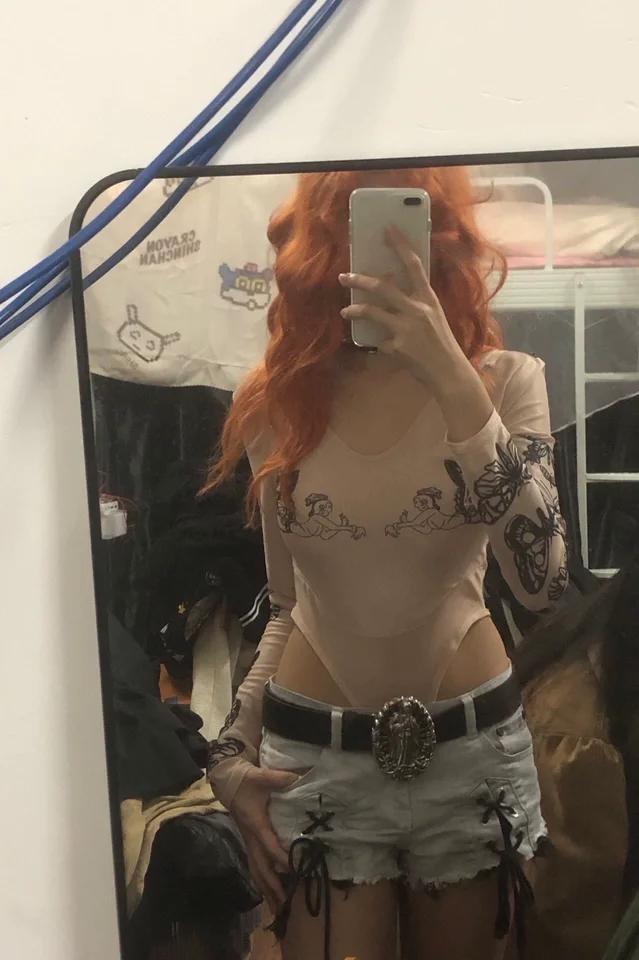 سالينسي بذلة مثيرة للنساء بأكمام طويلة ومطبوعة على شكل فراشة SU 20252191