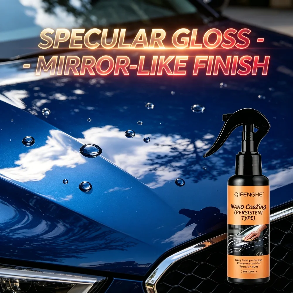 150ml Car Nano Coating Spray, Fast Application, Long-term Protection & Specular Gloss