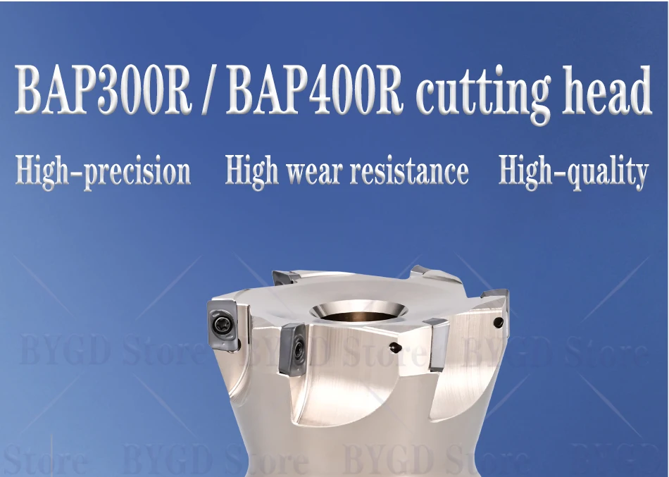 BYGD BAP 300R 400R 90 ° Schneidkopf, BAP300R BAP400R APKT1604 APMT1604 Passend zu FMB FMB22 FMB27 FMB32 Werkzeughalterhalterung Werkzeug – Detail 5