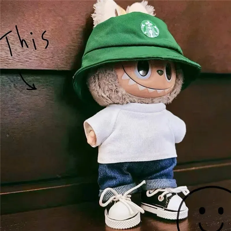 15 17 センチメートルラビュブ人形ファッションドリンクコーヒー作業服衣装服作業コスプレ服靴メガネセットアクセサリー