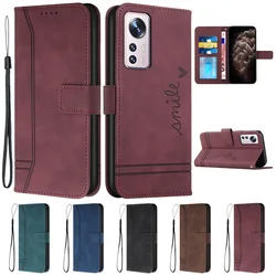 For Xiaomi 12 Pro Case Mi 12 Pro Fundas Retro Wallet Leather Flip Phone Case on For Xiaomi Mi 12 Pro 12Pro Mi12 12X Cover Etui