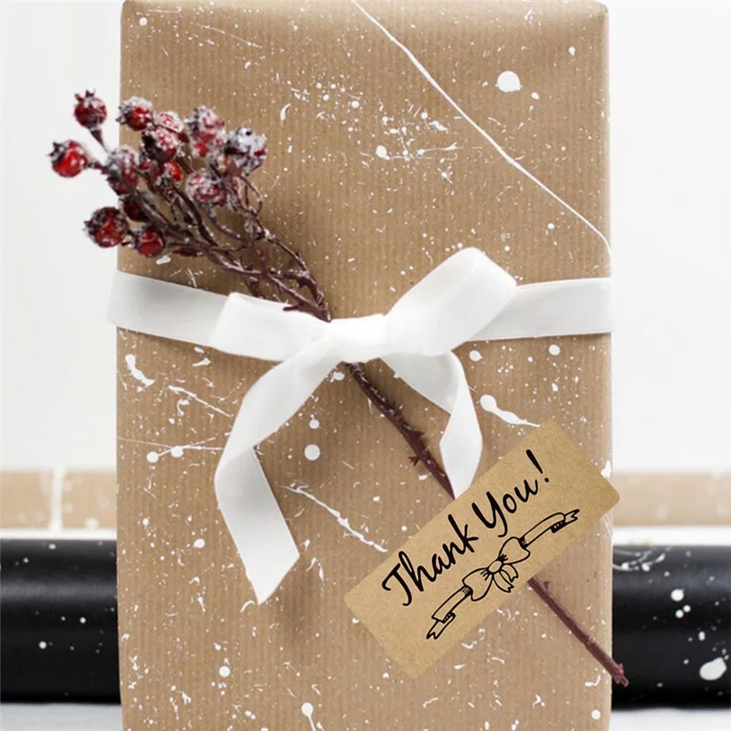 1200Pcs Thank You Stickers Set, Thank You Stickers Label Roll Thank You For Envelope Retail Store 75X25mm