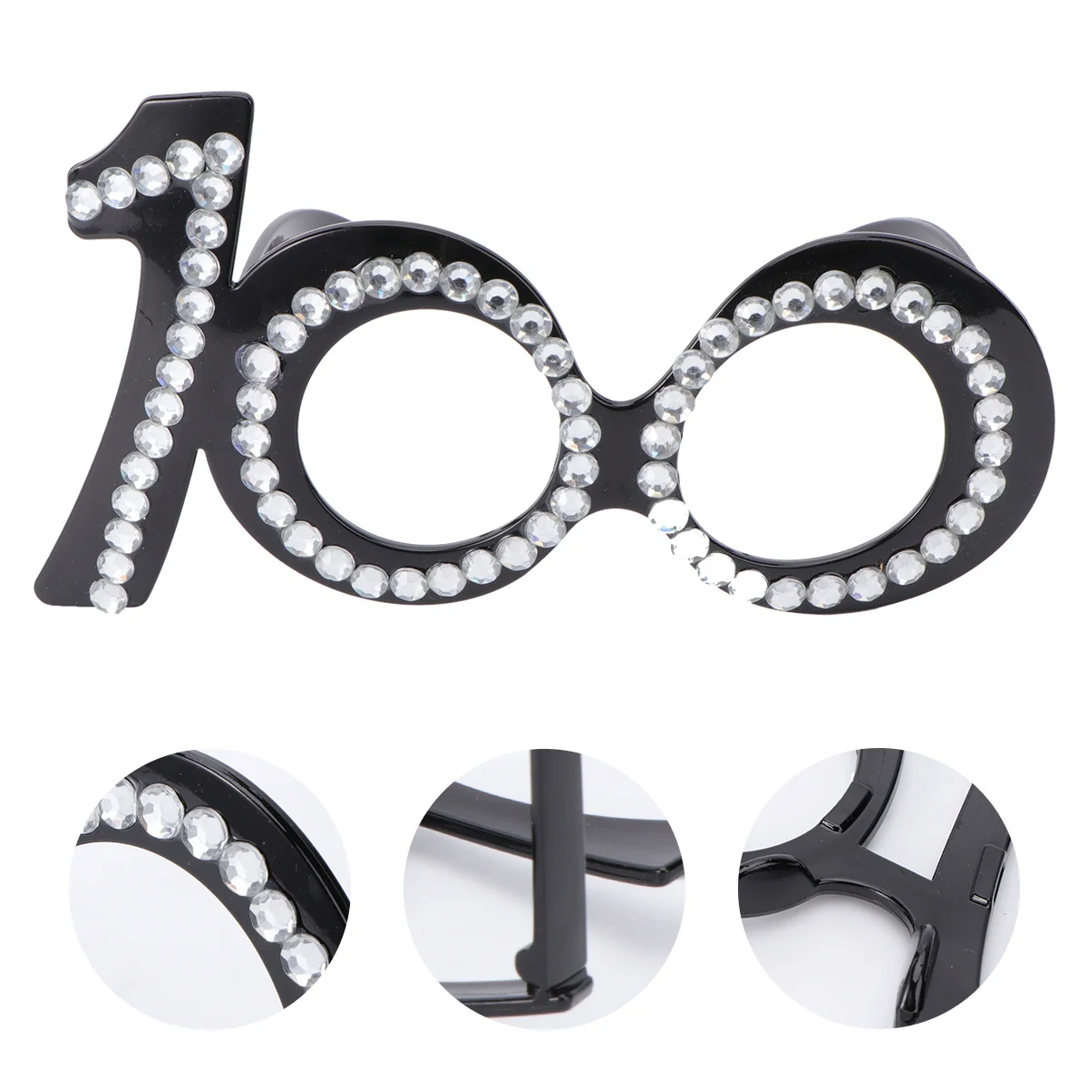 

1Pcs Party Glasses Digital Number Party Decorative Glasses Birthday Photo Prop Fun Photography Accessories Photo Props