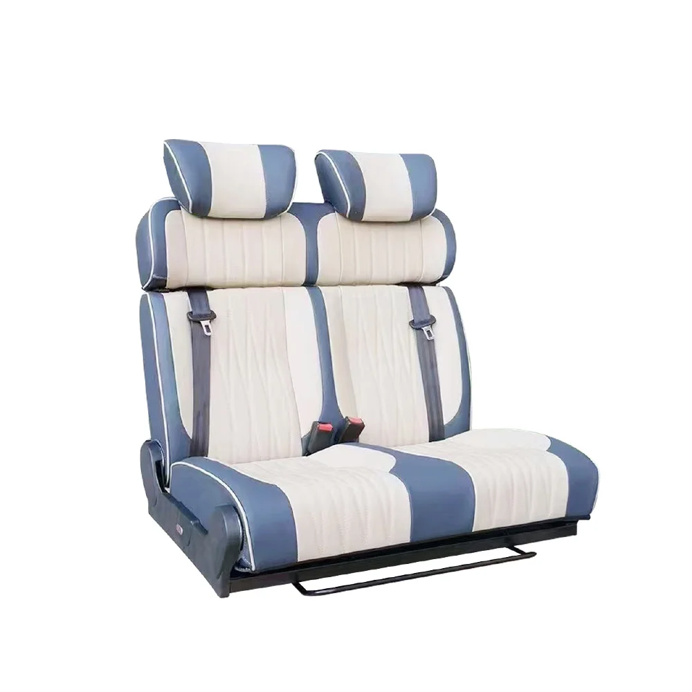 Foldable Double Bed for RV Seat Modification in the Middle Row Double-Person Car Seats Bed Changeover RV Bench Seat