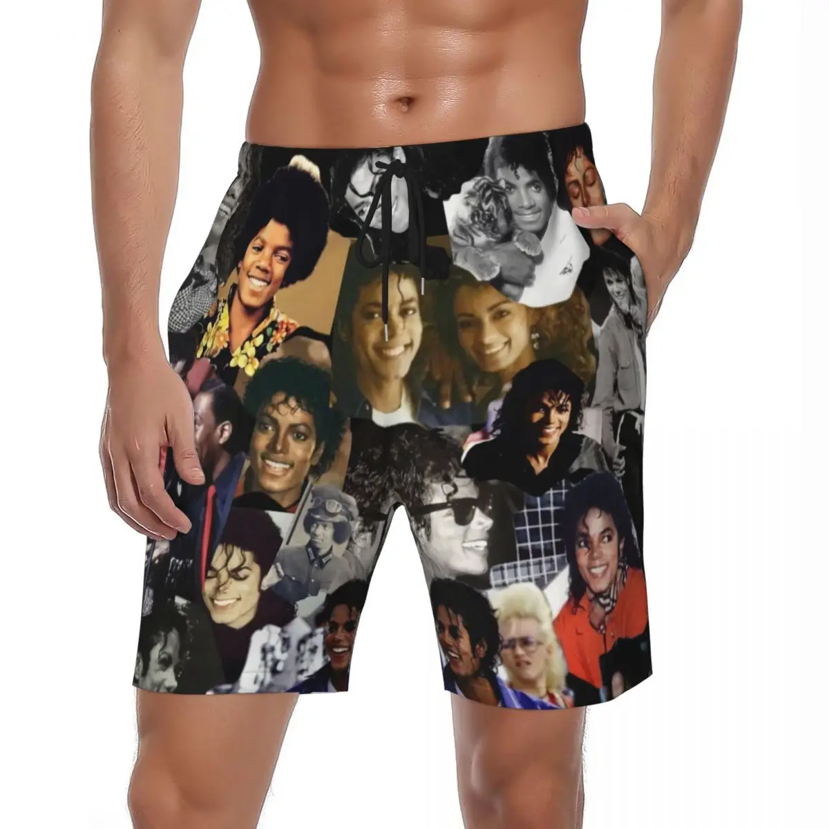 

Мужские шорты для доски MJ M-Michaels Dancer Photo, повседневные плавки J-Jacksons, спортивные шорты для фитнеса, пляжные шорты большого размера