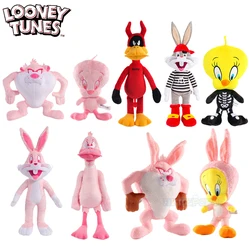 Pink and Red Series Looney Tunes Core Kawaii Bugs Bunny Plush Toy Tweety Daffy Wolf Anime Figures Plushies Stuffed Doll Toys