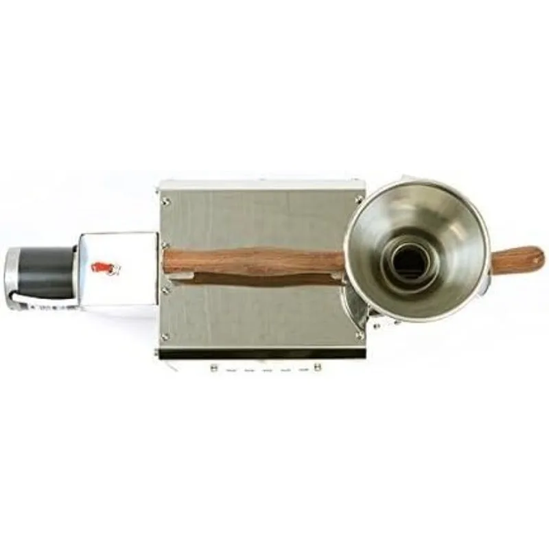 WIDE size (300g) Home Coffee Roaster Motorize Type Full Package Including Thermometer, Hopper, Probe Rod, Chaff Holder (Ga