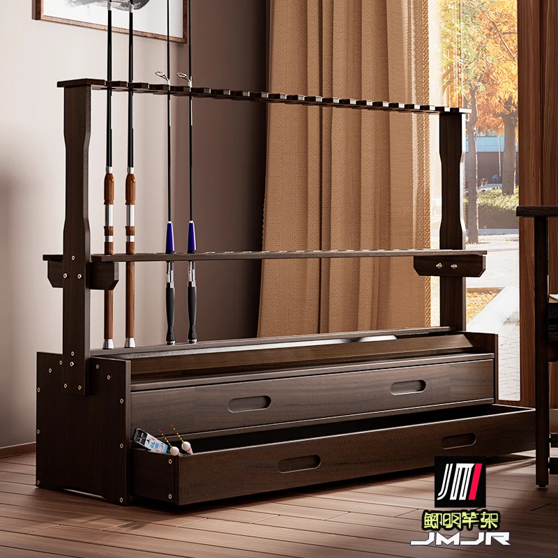 

High-end fishing rod display rack Household storage rack
