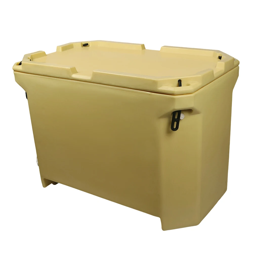 220L Modern Reusable Vortex Forming Fishing Box Seafood Aquaculture Transportation Refrigerated Box 3
