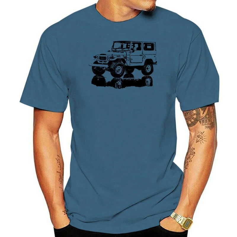 LAND CRUISER FJ40 Off Road SOFT Cotton T Shirt  Humor brand tee-shirt HOT deals Summer Style Men Tshirt  S-5XL MAN T-SHIRTS