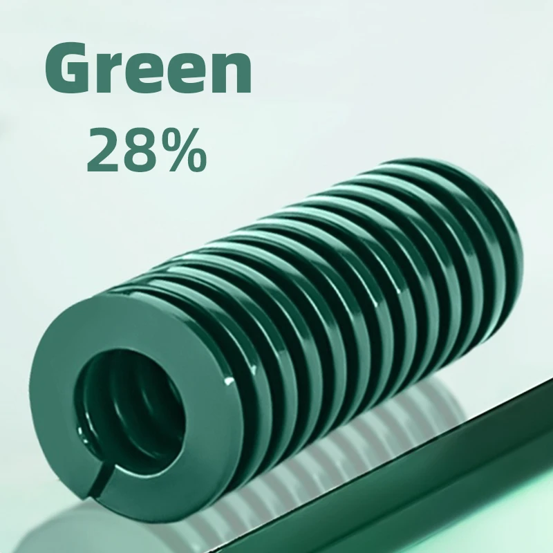 

Creamily 1PCS Heavy Load Die Mold Springs Green Spiral Stamping Compression Spring Outer Dia=16mm Inner Dia=8mm Length=20-100mm