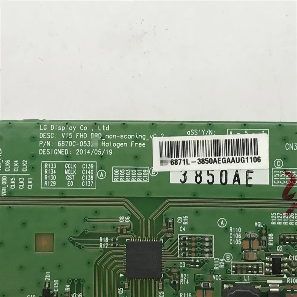 T-con board for LG43/49/55inch V15 FHD DRD 6870C-0532A 6870C-0532B 6870C-0532C