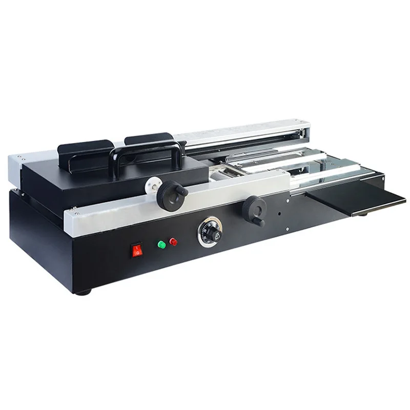 

40A Desktop Manual Automatic Binding Machine Radio Heating Archive Book Hot Melt Glue Binding Machine