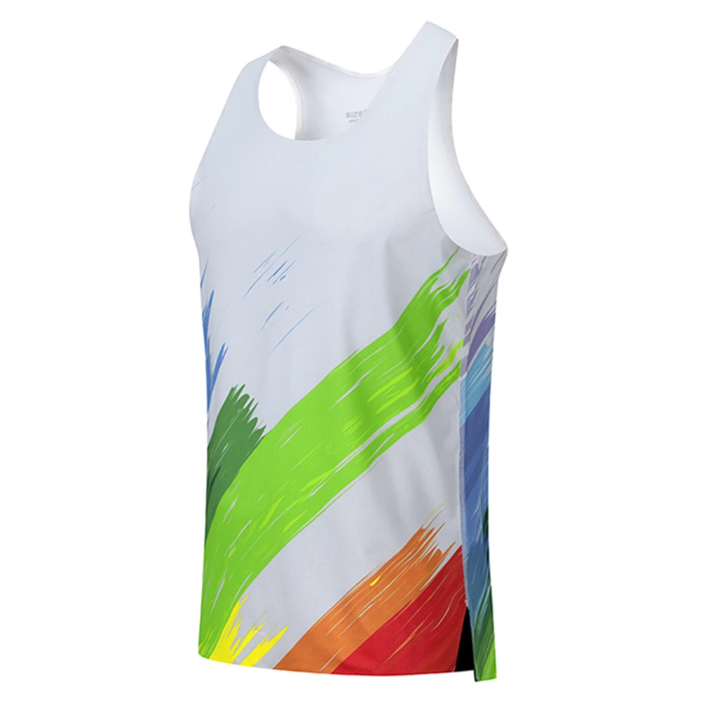Herren Urltra-Light Laufweste, Leichtathletik-Tanktops, Speed-Sport-Fitness-Athleten-Trikots, Leichtathletik-Marathon-Ärmellose Shirts, Kleidung
