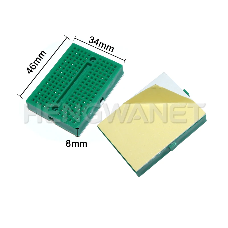 6Pcs Mini Breadboard Kit with 170 Tie Points - Solderless SYB-170 Prototype PCB Bread Board for Arduino Raspberry Pi and More