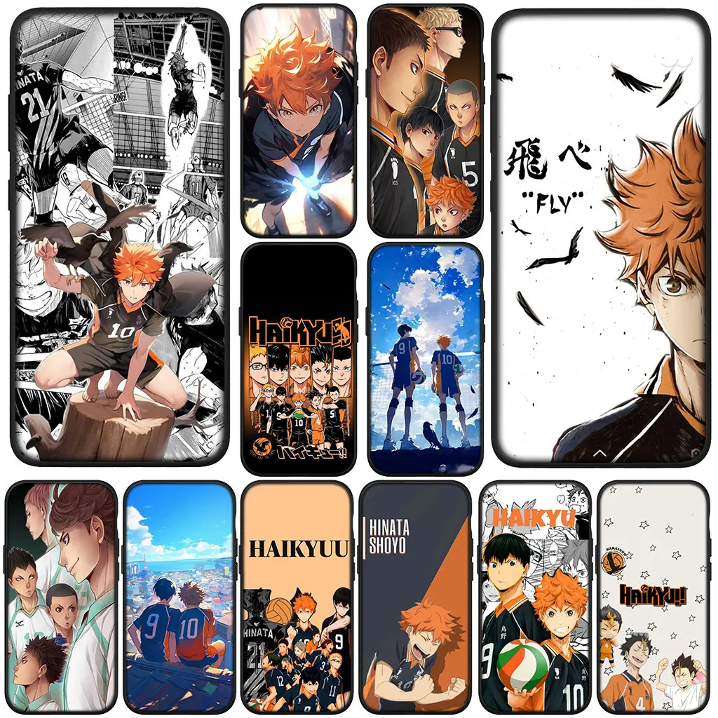 for Motorola Moto Edge 50 One 30 Fusion 40 neo Ultra Pro 20 Lite G50 G85 G84 E15 E14 Case Shoyo Hinata Oikawa Tooru Haikyuu