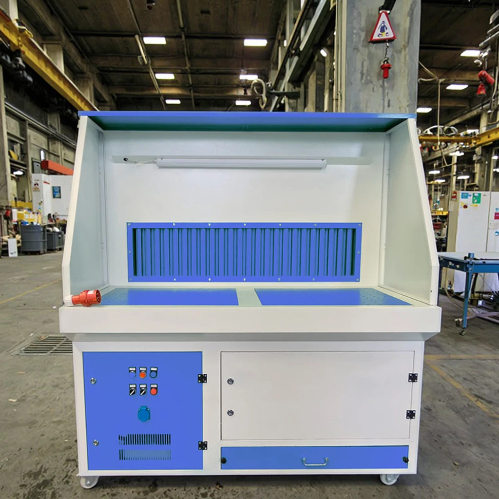 Granite Stone Polishing Marble Grinding Dust Extraction Collector Sand Blasting Downdraft for Sanding