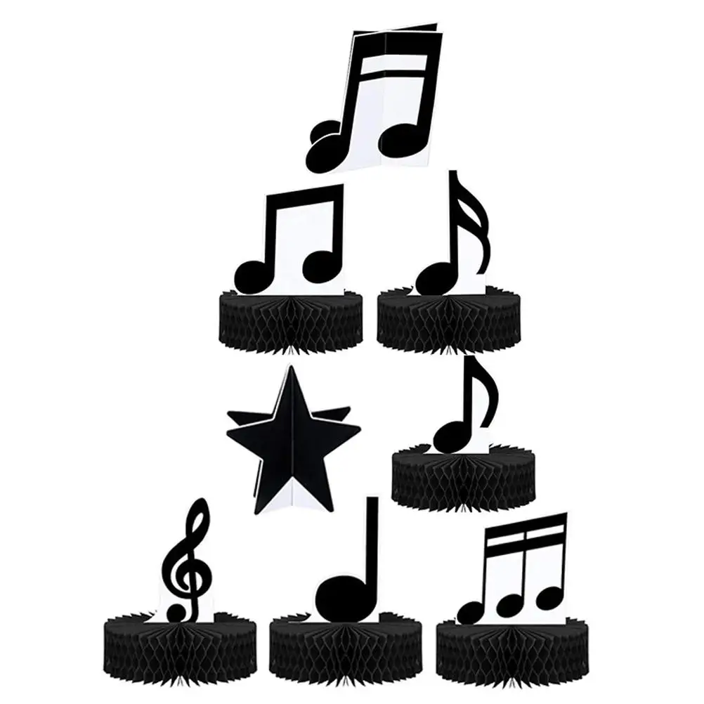 

8pcs Centerpieces for Tables Centerpieces Singer Birthday Party Decorations Table Centerpieces Music Centerpieces for Table Hone