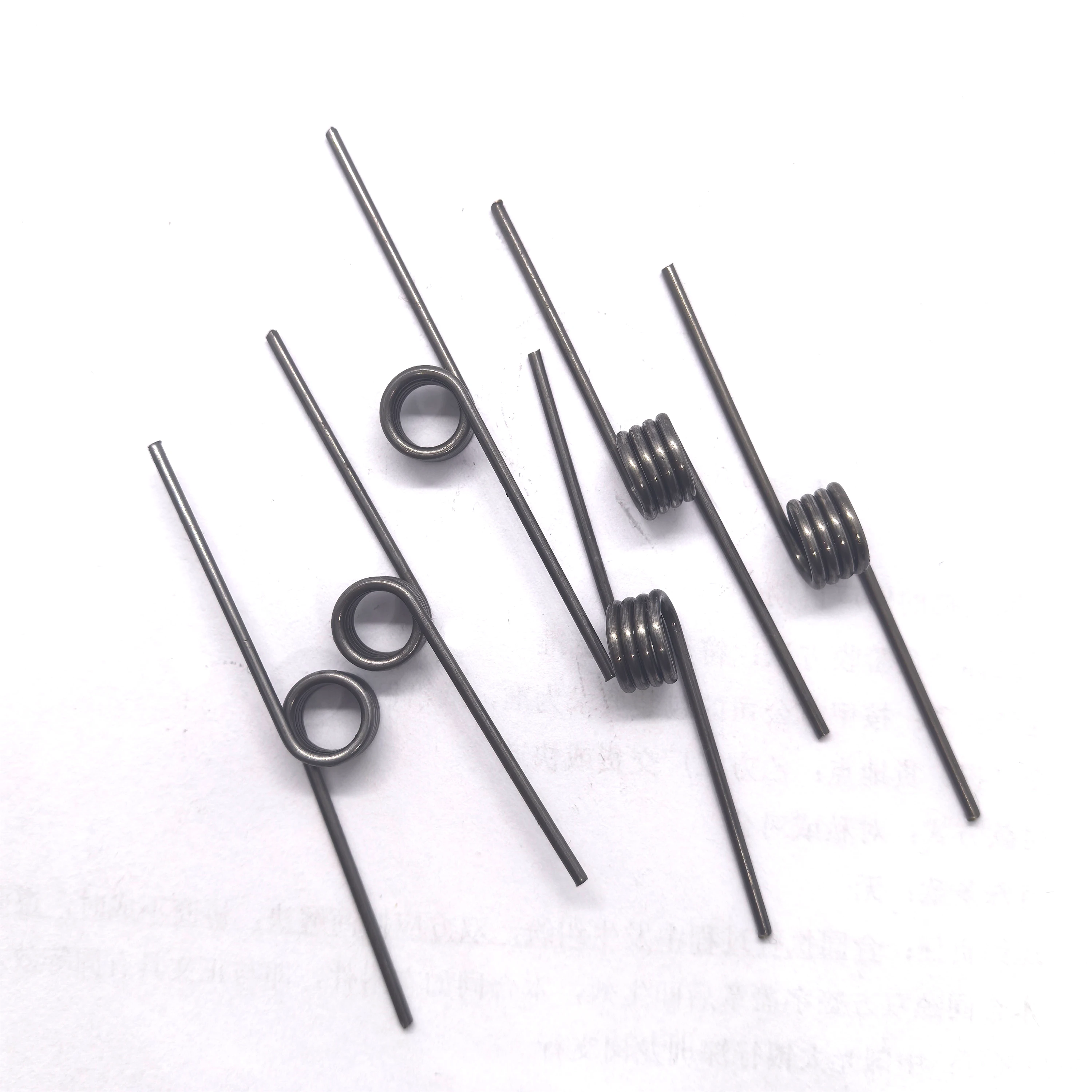 Wire Diameter 0.9mm Left Rotation Torsion Spring 65Mn Spring Steel V-shaped Spring Reset Small Torsion Spring Customized 20pcs