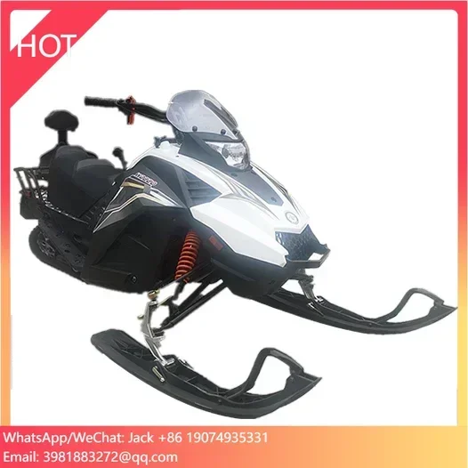 China Snowmobile 150cc/200cc/300cc Adult Snowscooter Snow Vehicle All-terrain Sled Snowmobile Track Vehicles