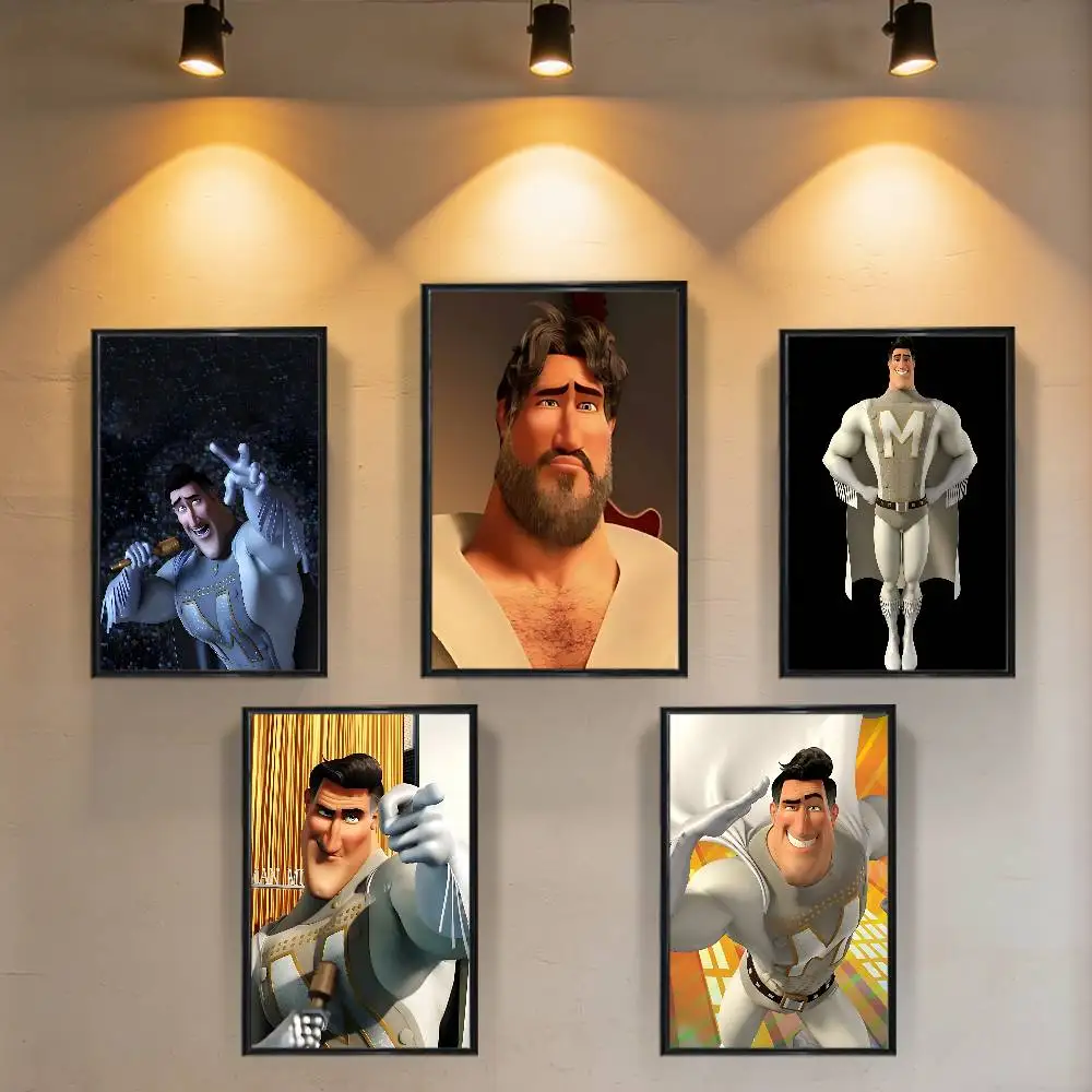 

Chengdu Metro Man Megamind Poster Prints Wall Art Picture Painting Gift Living Room Restaurant Bar Large Dec Sticker