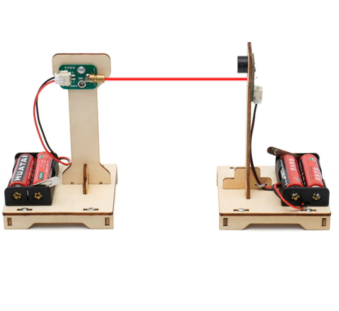 DIY-Kits Infrarot-Laser linie ausgerichtet schießen Anti-Diebstahl-Alarm modul Wissenschaft experiment elektronische Produktion Projekt Kit Suite G134