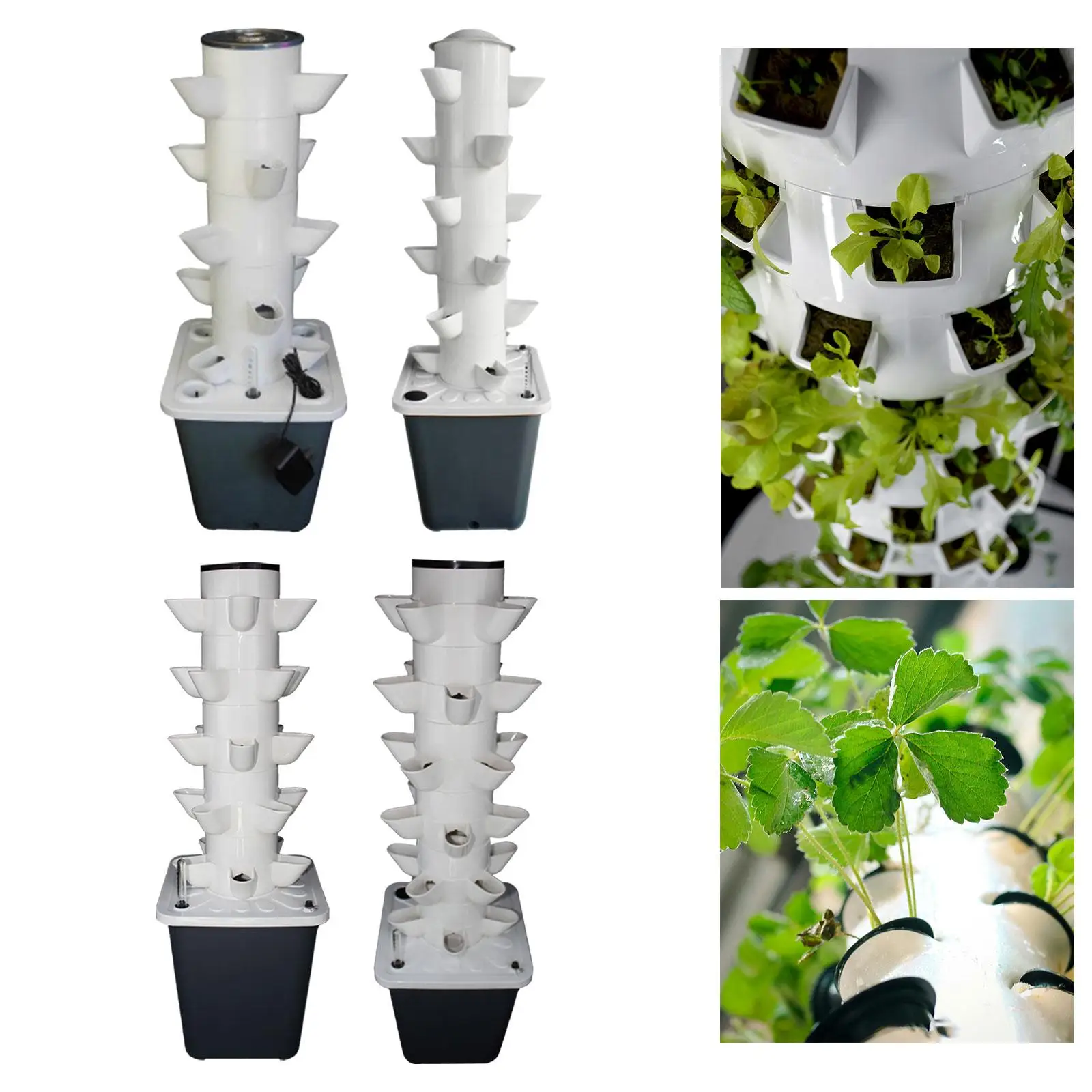 

Hydroponic Planter System for Vertical Growth in Kitchen And Yard
