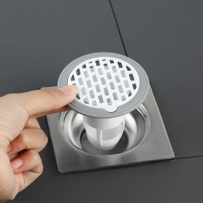 New Bath Shower Floor Strainer Cover Plug Trap Silicone Anti-odor Sink Bathroom Water Drain Filter Insect Prevention Deodorant
