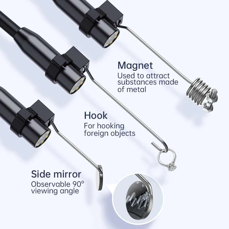 Single & Dual Industriële Endoscoop Camera 4.3 ''8Mm Pijp Riool Inspectie Camera Handheld Borescope 1080P Ip67 Waterdicht Voor Auto