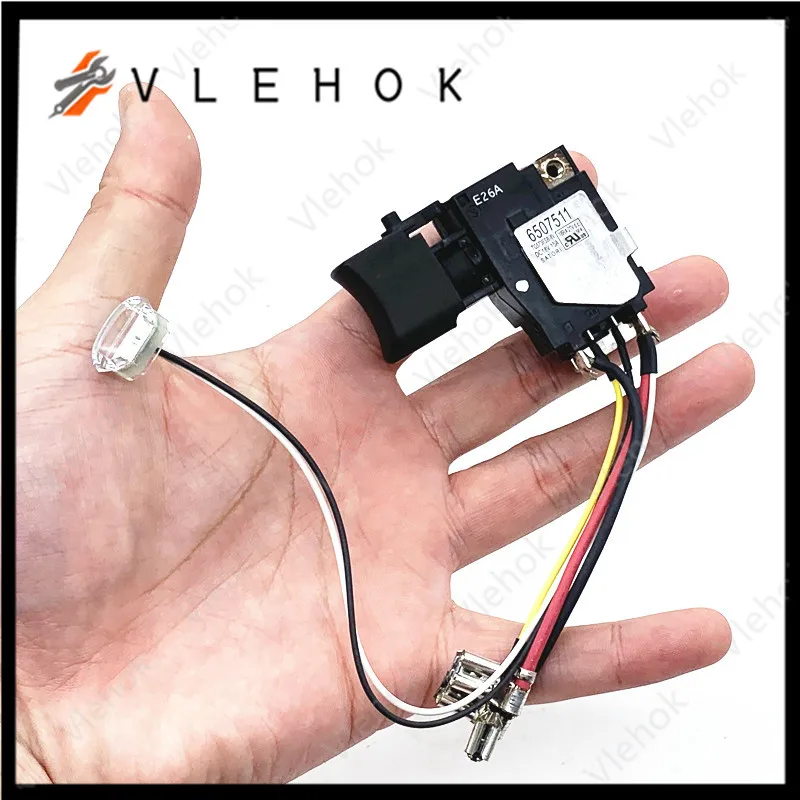 

Коммутатор 650751 -1 для Макиты 6507511 650751 E1 TD152D DTD152 DTD152Z DTD152RME DTD152RFE XDT11 Аксессуары для электроинструментов