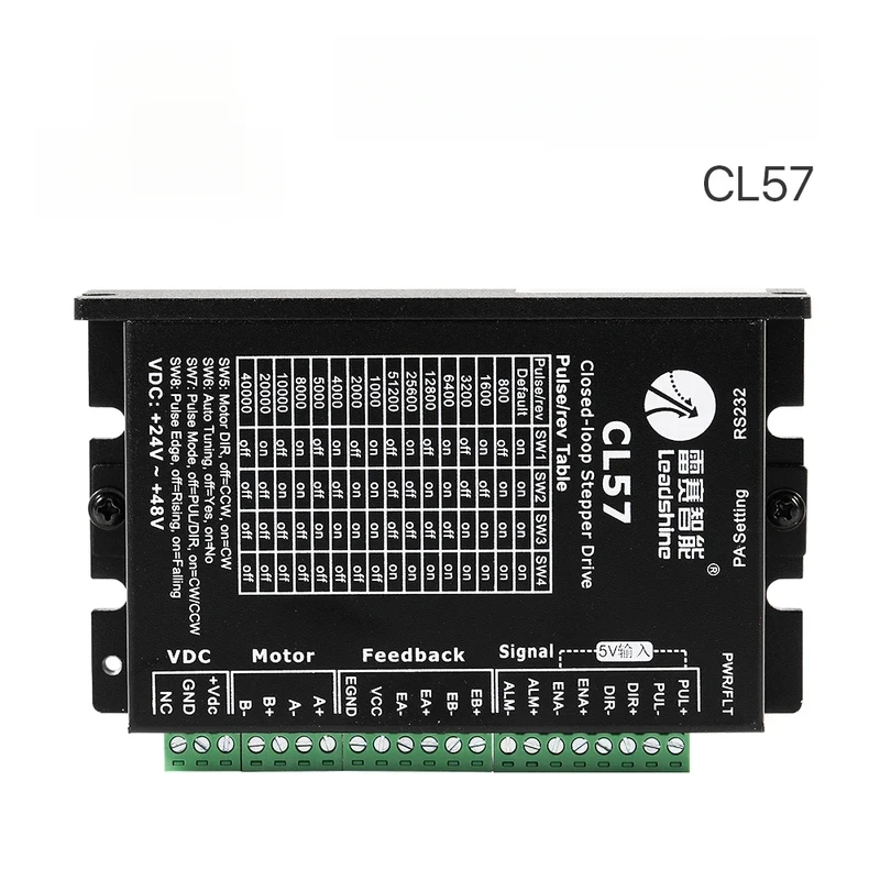 Leadshine CL57 Nema 23 Digital Closed Loop Stepper Motor Driver Stepper Driver for 3D Printer Cutting Machine