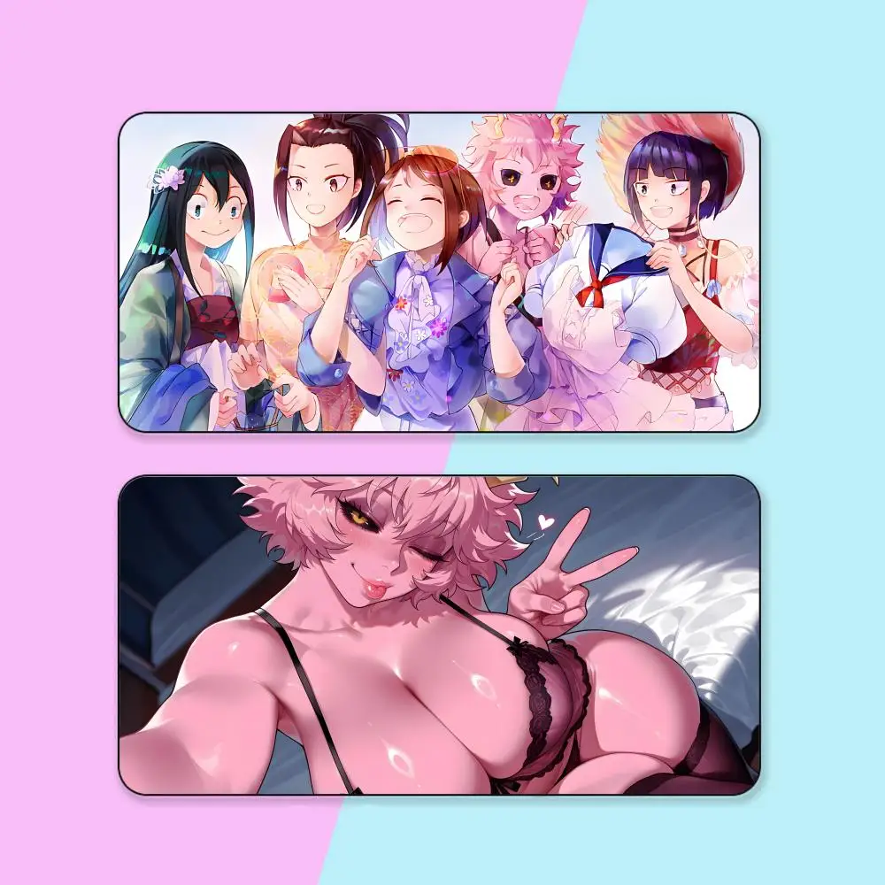 

Hero Academia Mina Ecchi Mouse Pad Rubber Computer Laptop Official Game Super Colored Print Aesthetic Pretty Fashion Luxury Mat