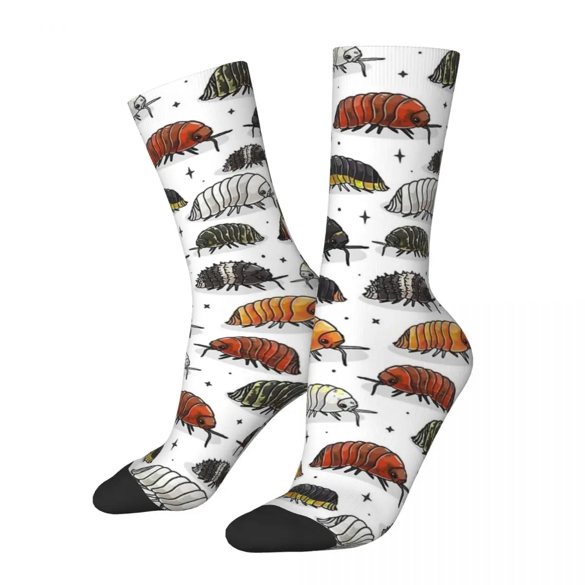 Isopods Insect Animal Socks Spring Wlidlife Stockings Modern Men's Quality Socks Design Outdoor Anti-Slip Socks